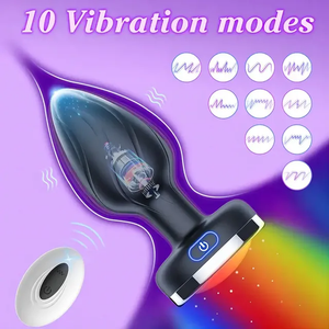 Vibrating Disco Anal Plug