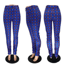 Load image into Gallery viewer, Plaid Stacked Pants
