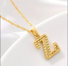 Load image into Gallery viewer, Gold Initial Necklace
