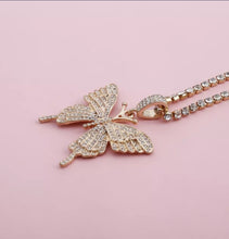 Load image into Gallery viewer, Butterfly Tennis Necklace
